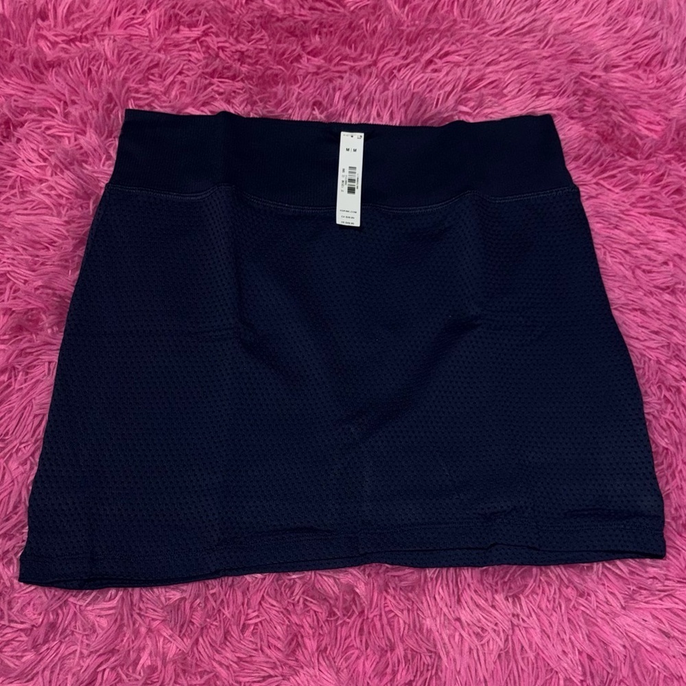 PINK Seamless Mini Midnight Navy Skort Women Size Medium